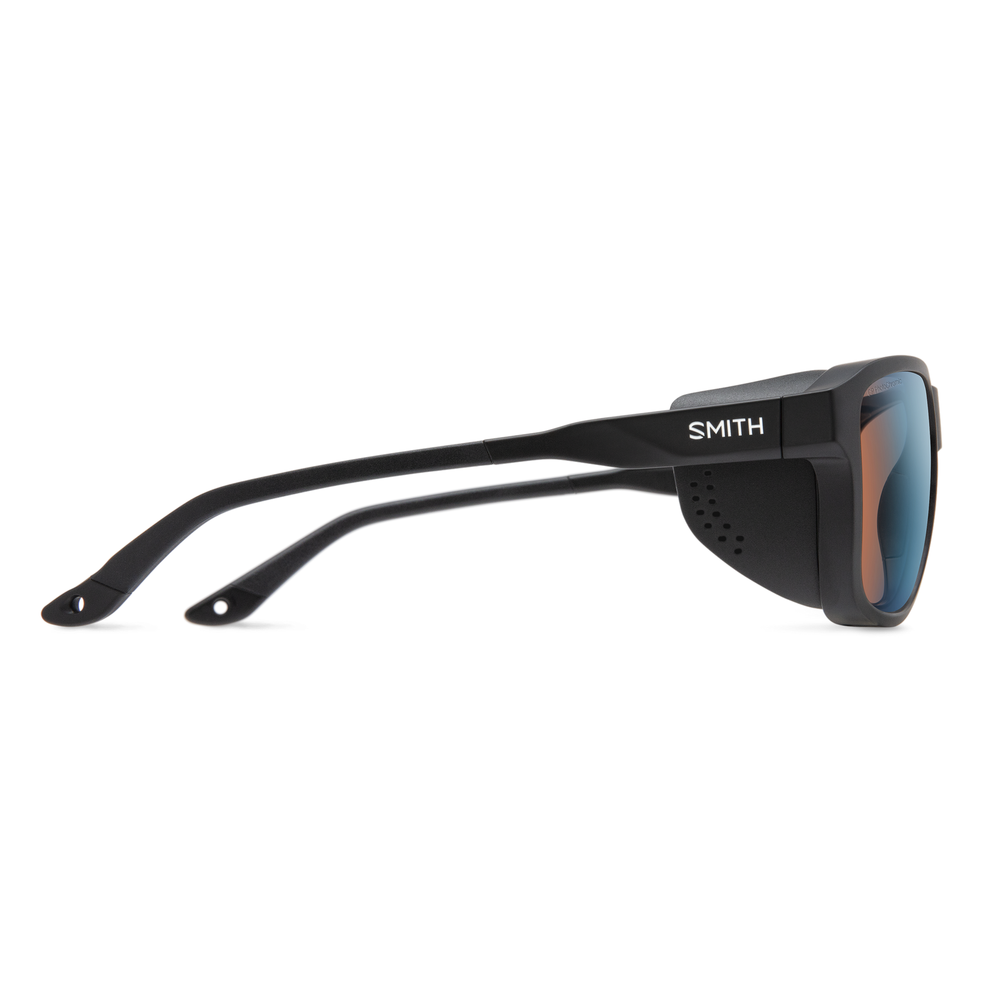 Embark, Sunglasses + Matte Black | ChromaPop Glacier Photochromic Copper Blue Mirror
