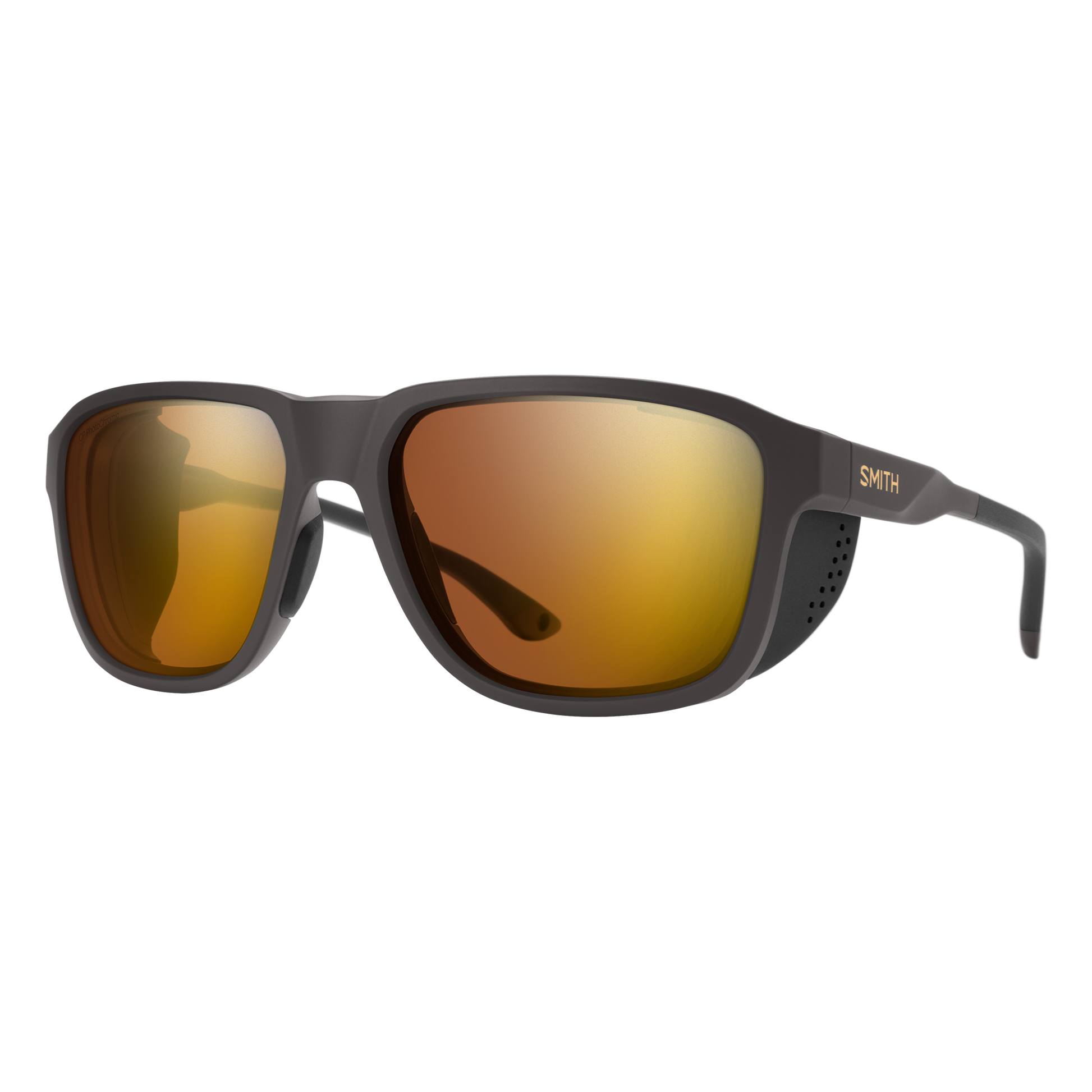 Embark, Sunglasses + Matte Black | ChromaPop Glacier Photochromic Copper Blue Mirror