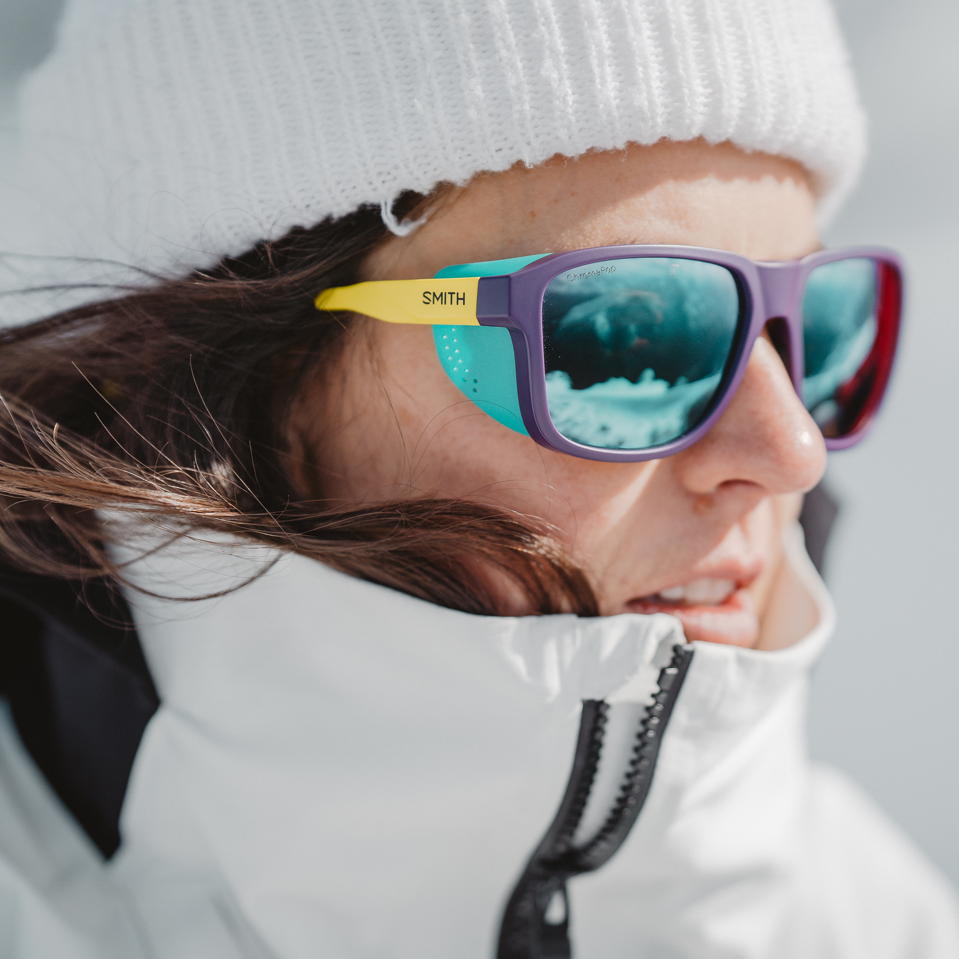 Embark - Past Season, Matte Purple / Cinder / Hi Viz | ChromaPop Polarized Opal Mirror