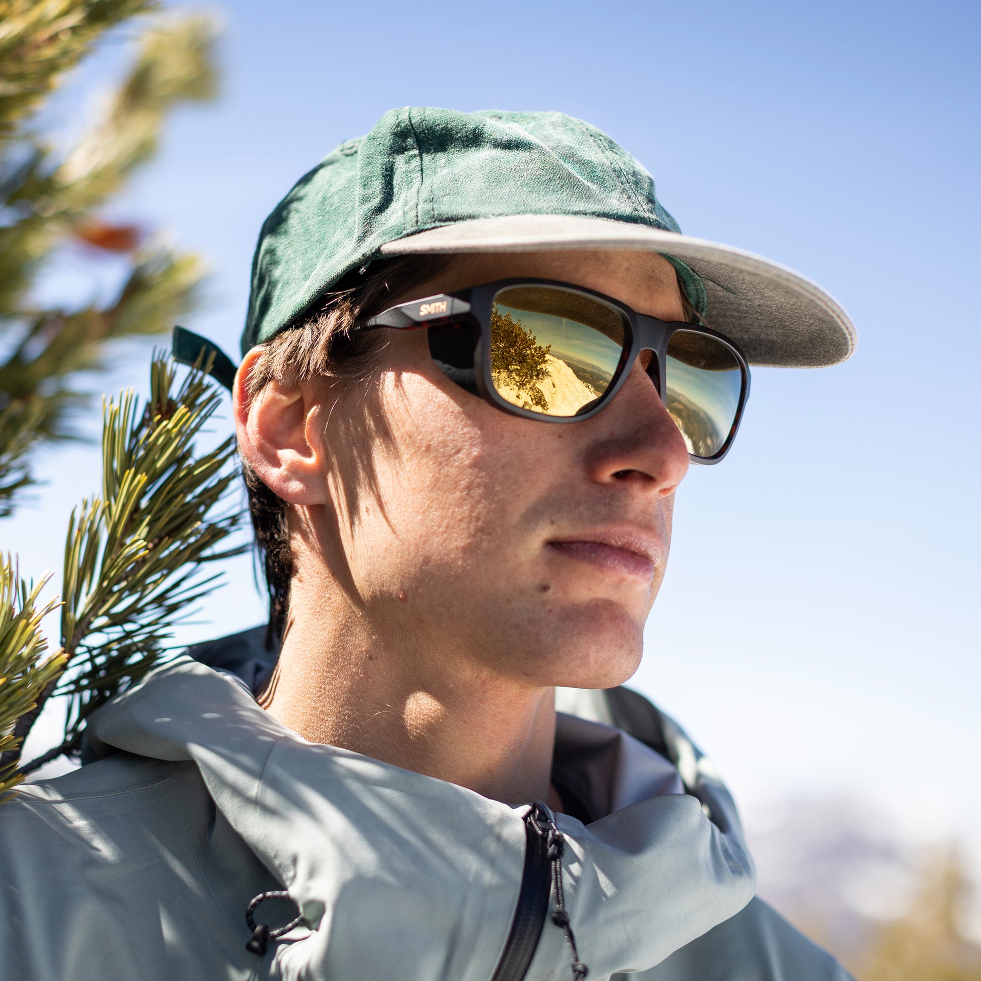 Embark, Sunglasses + Matte Black | ChromaPop Glacier Photochromic Copper Blue Mirror