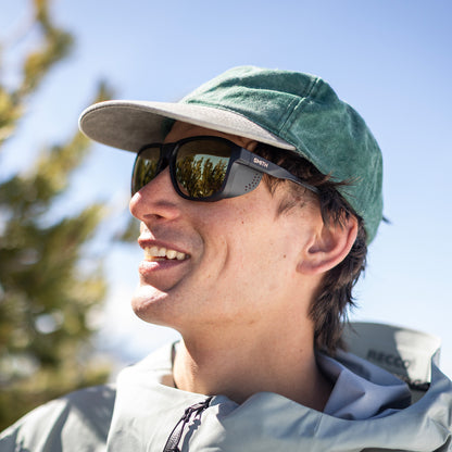 Embark, Sunglasses + Matte Black | ChromaPop Glacier Photochromic Copper Blue Mirror