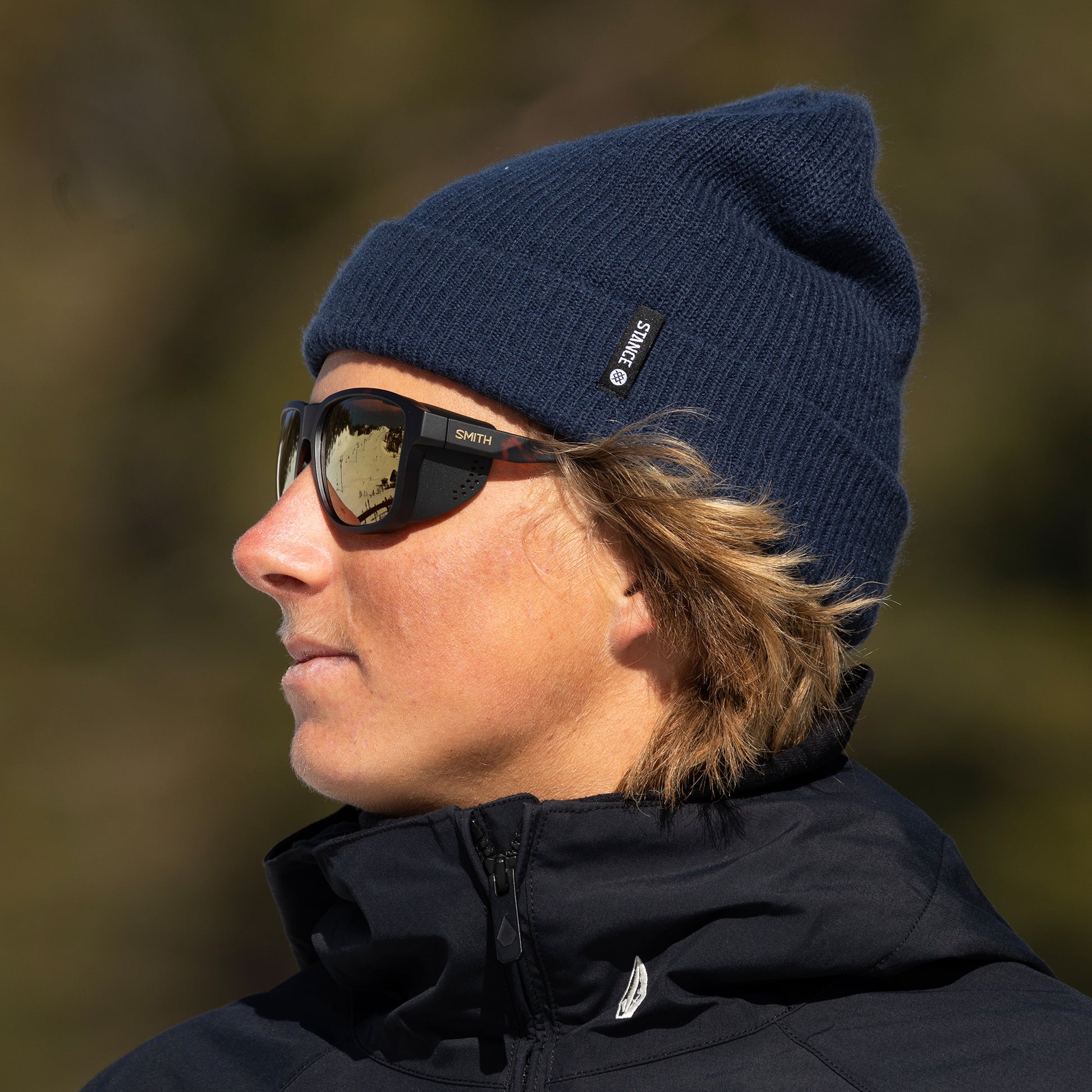 Embark, Sunglasses + Matte Black | ChromaPop Glacier Photochromic Copper Blue Mirror