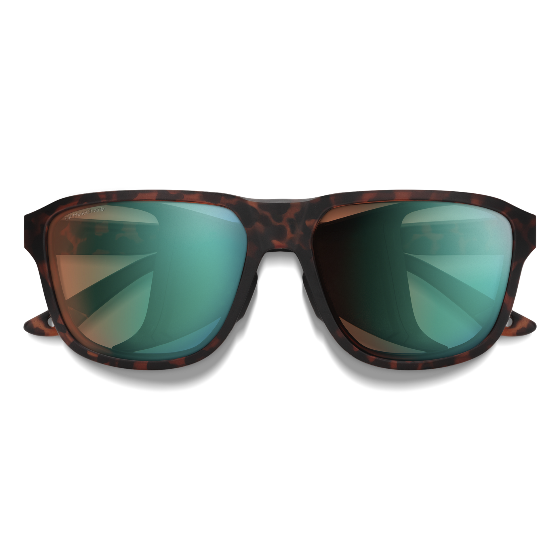 Embark, Sunglasses + Matte Black | ChromaPop Glacier Photochromic Copper Blue Mirror