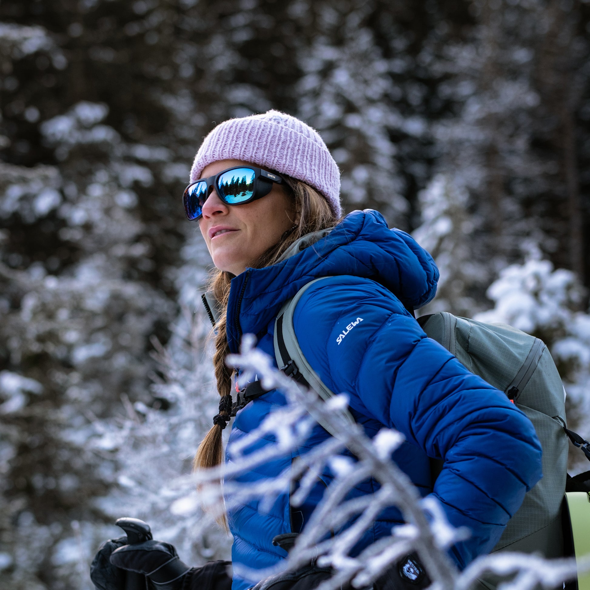 Embarquez, Lunettes de soleil + Noir mat | ChromaPop Glacier Photochromic Miroir bleu cuivré