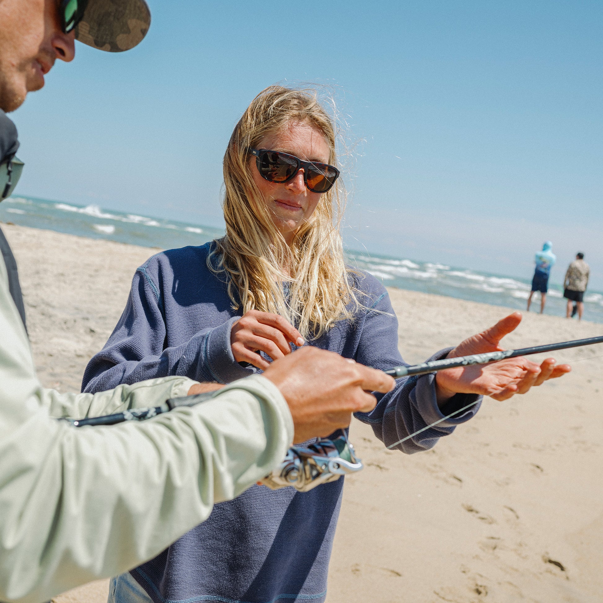 Embark, Sunglasses + Matte Black | ChromaPop Glacier Photochromic Copper Blue Mirror