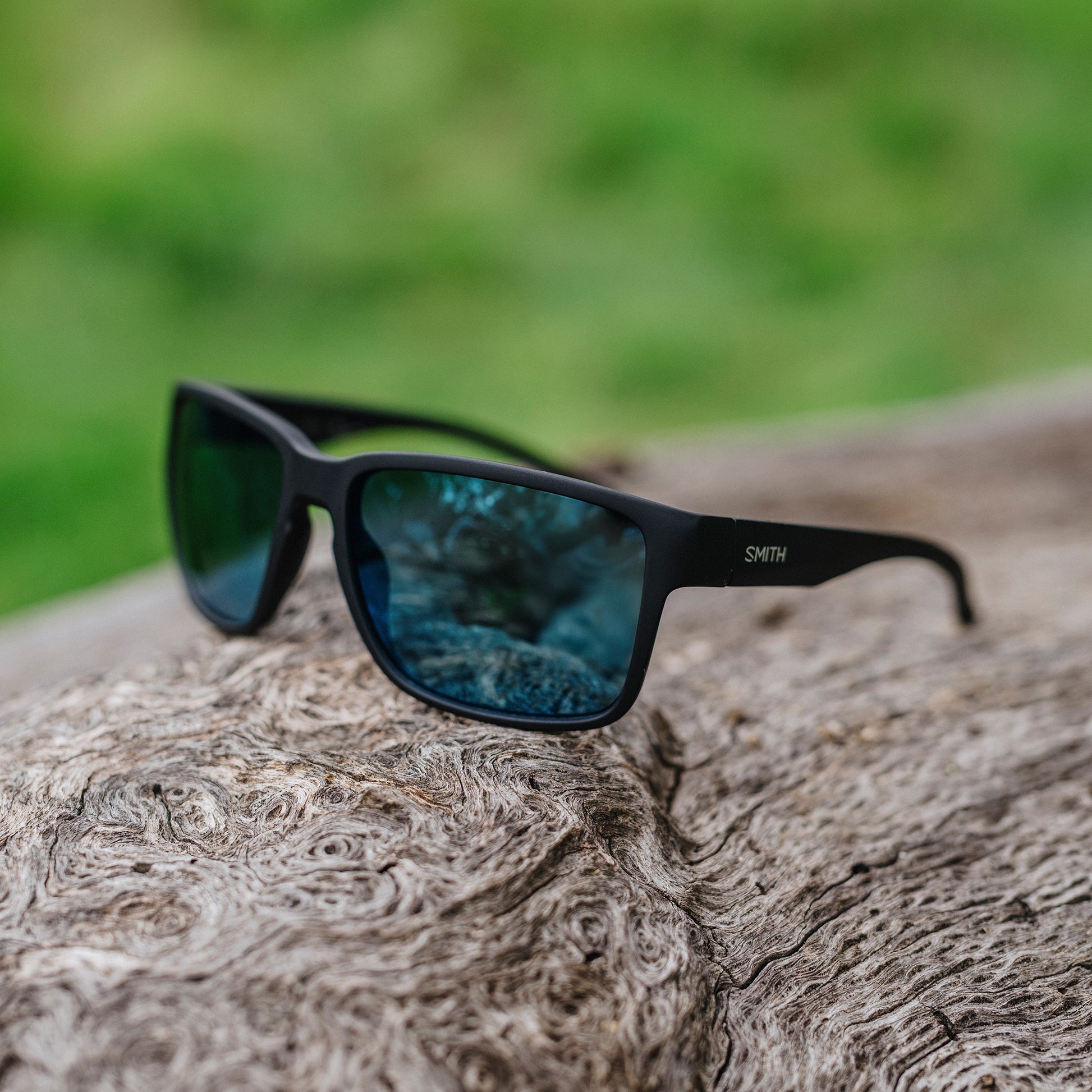 Emerge, Sunglasses + Matte Black | ChromaPop Polarized Gray Green