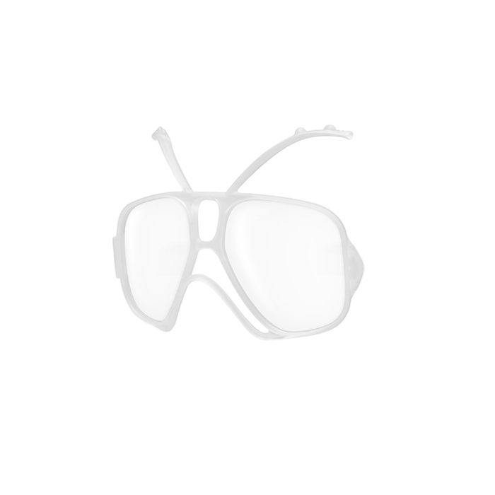 Adaptateur pour lunettes GRX, cristal mat