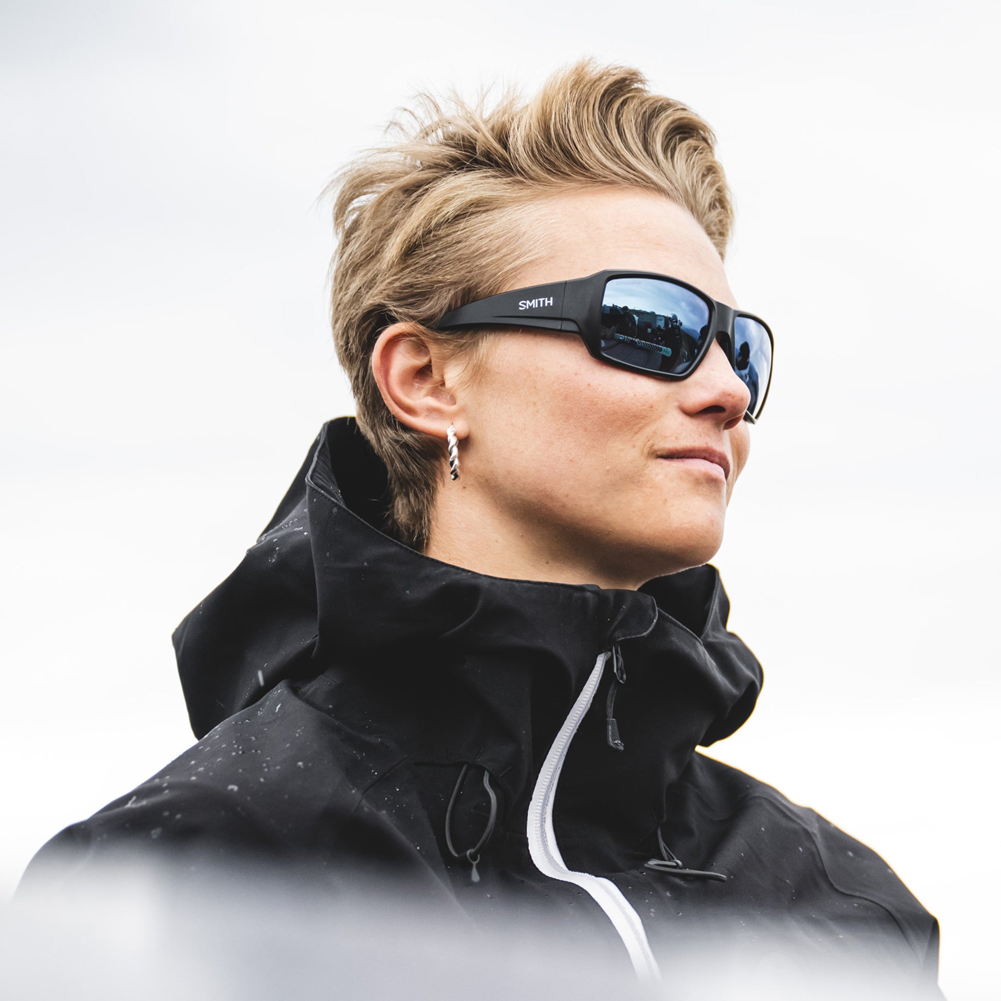 Guide's Choice S, Sunglasses + Matte Black | ChromaPop Polarized Gray Green