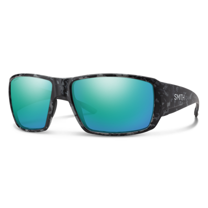 Guide's Choice, Sunglasses + Matte Black  | ChromaPop Glass Polarized Green Mirror