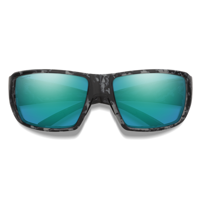 Guide's Choice, Sunglasses + Matte Black  | ChromaPop Glass Polarized Green Mirror