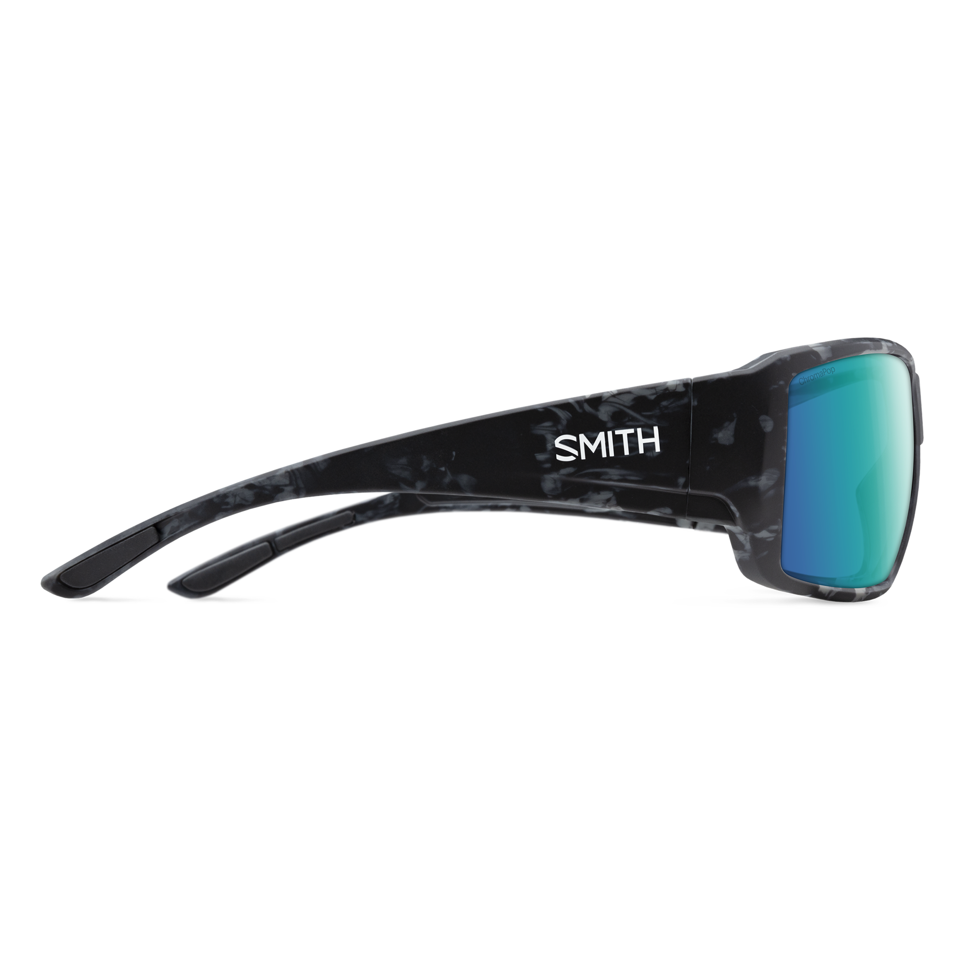 Guide's Choice, Sunglasses + Matte Black  | ChromaPop Glass Polarized Green Mirror