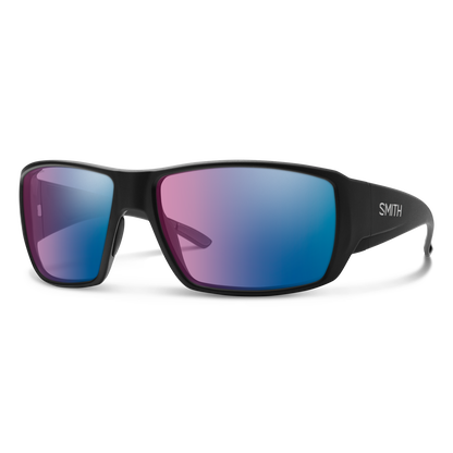 Guide's Choice, Sunglasses + Matte Black  | ChromaPop Glass Polarized Green Mirror
