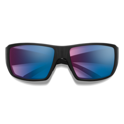 Guide's Choice, Sunglasses + Matte Black  | ChromaPop Glass Polarized Green Mirror