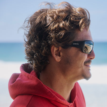 Guide's Choice, Sunglasses + Matte Black  | ChromaPop Glass Polarized Green Mirror