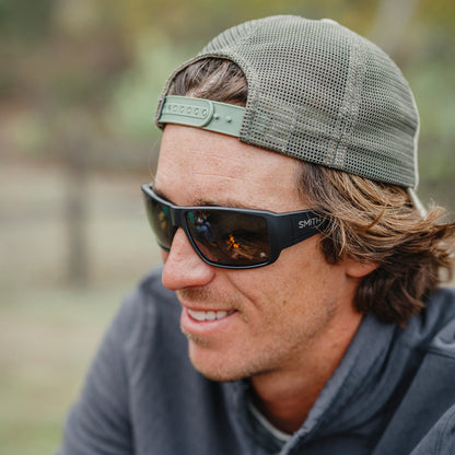 Guide's Choice, Sunglasses + Matte Black  | ChromaPop Glass Polarized Green Mirror