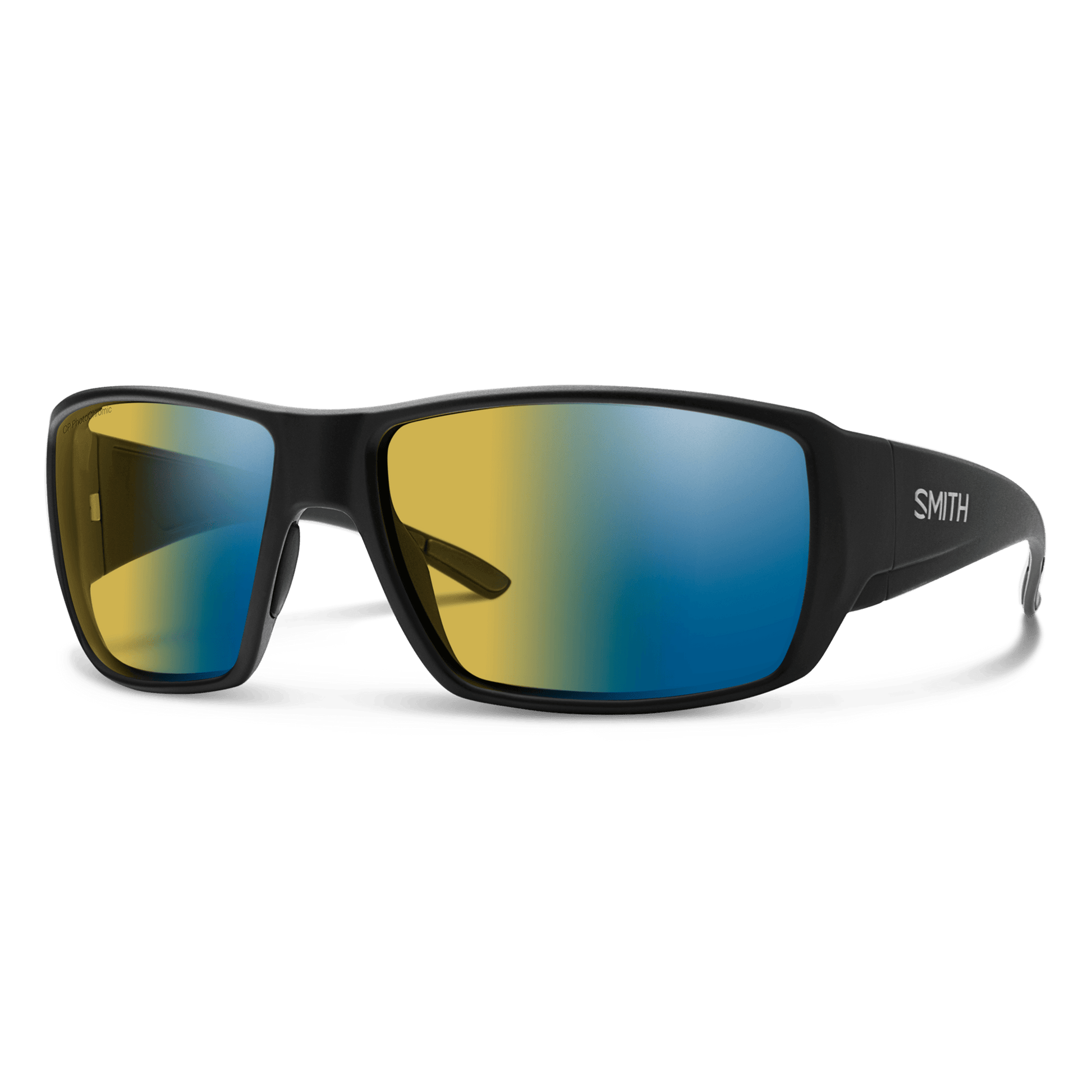Guide's Choice, Sunglasses + Matte Black  | ChromaPop Glass Polarized Green Mirror