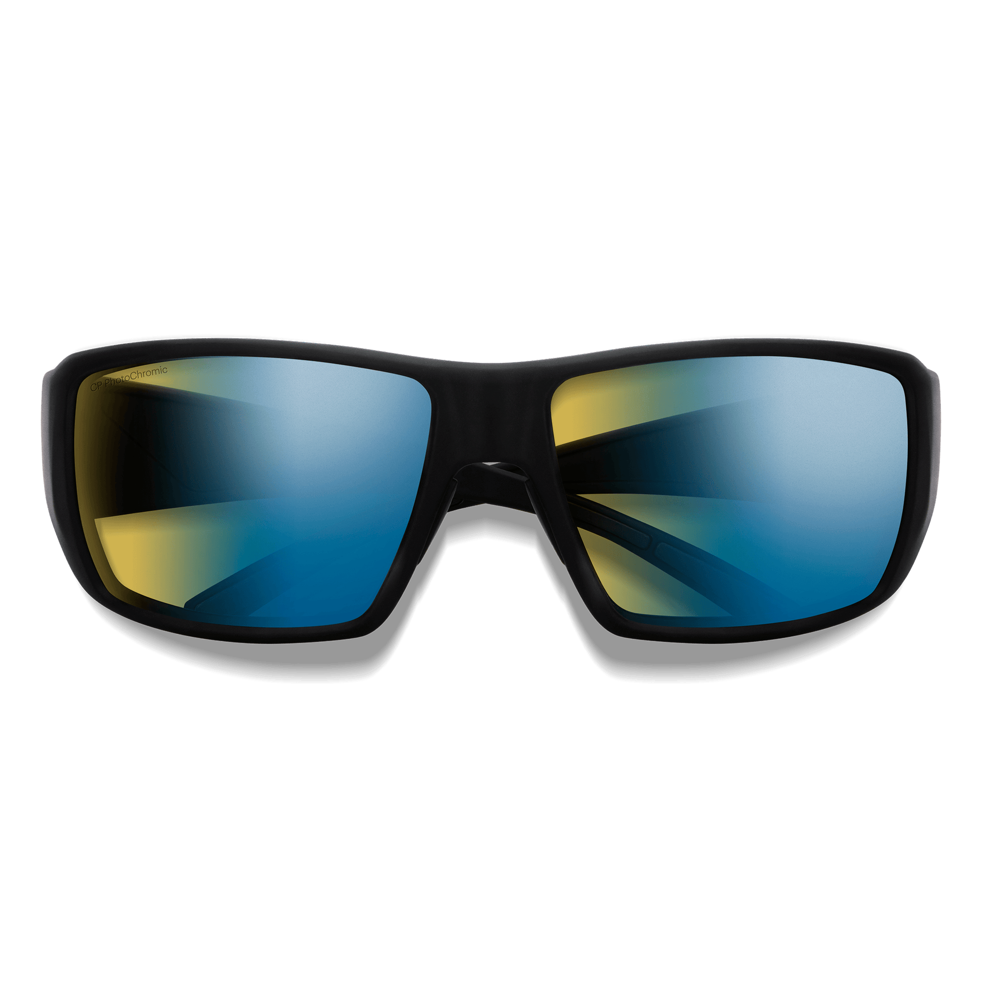 Guide's Choice, Sunglasses + Matte Black  | ChromaPop Glass Polarized Green Mirror