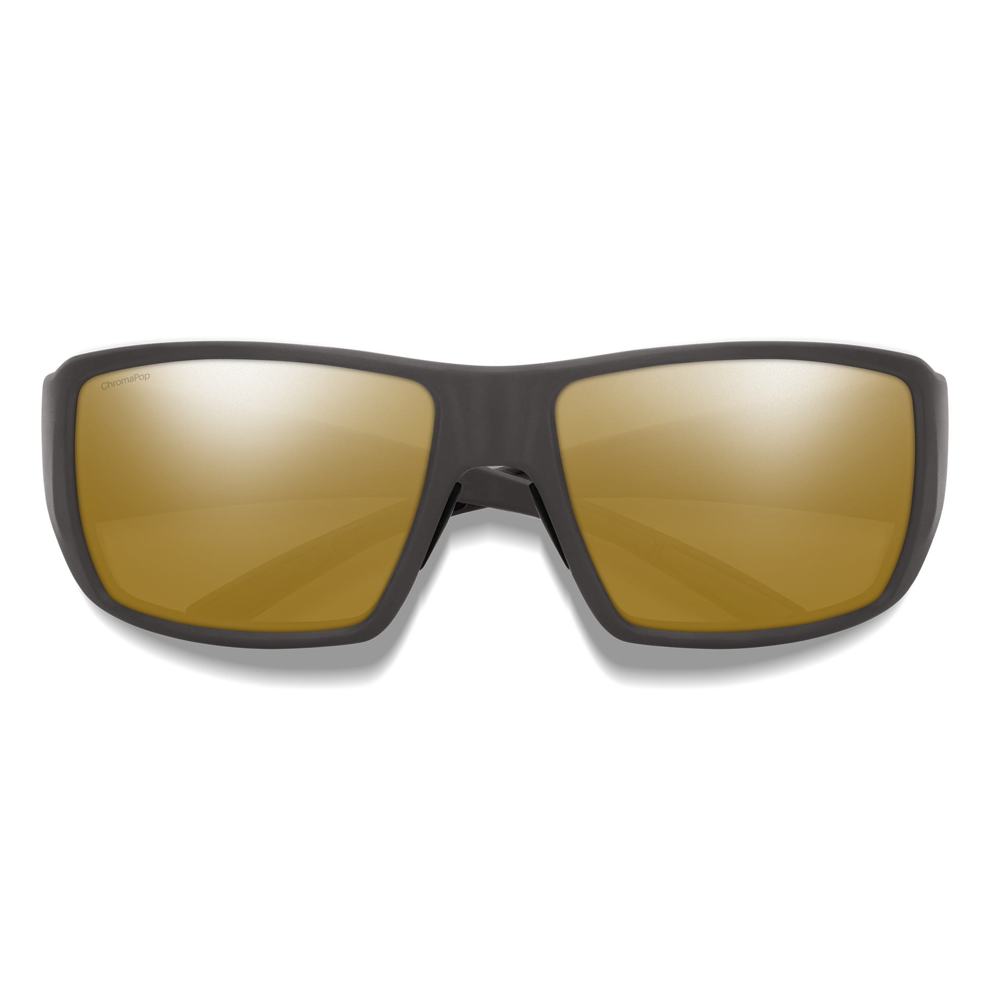 Guide's Choice, Sunglasses + Matte Black  | ChromaPop Glass Polarized Green Mirror