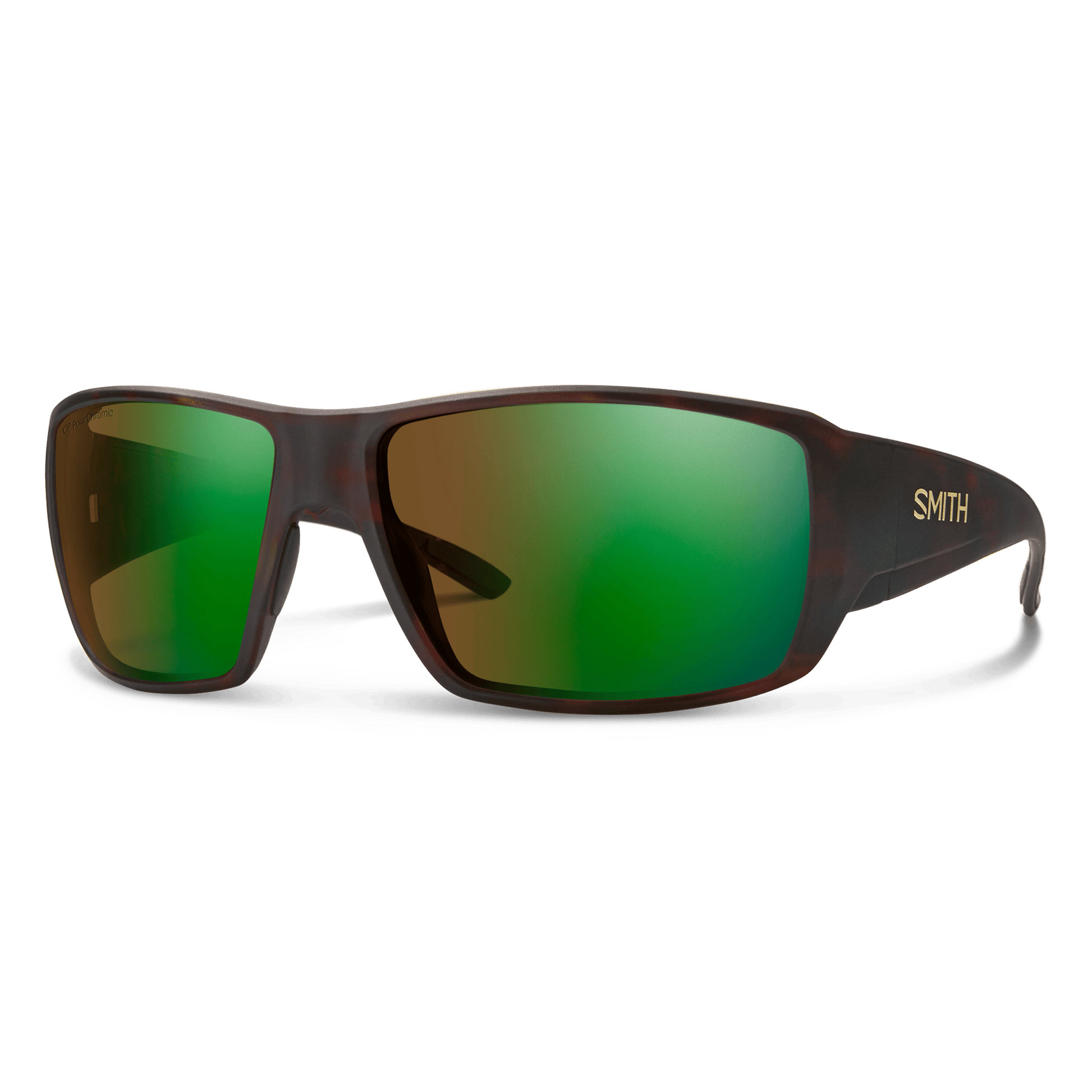 Guide's Choice, Sunglasses + Matte Black  | ChromaPop Glass Polarized Green Mirror