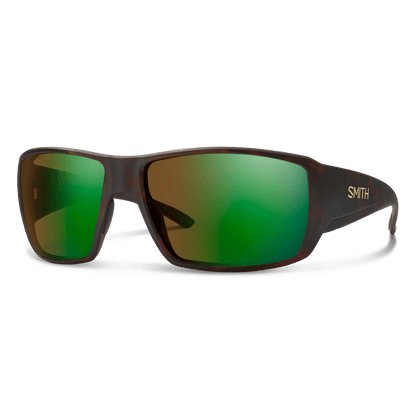 Guide's Choice, Sunglasses + Matte Black  | ChromaPop Glass Polarized Green Mirror