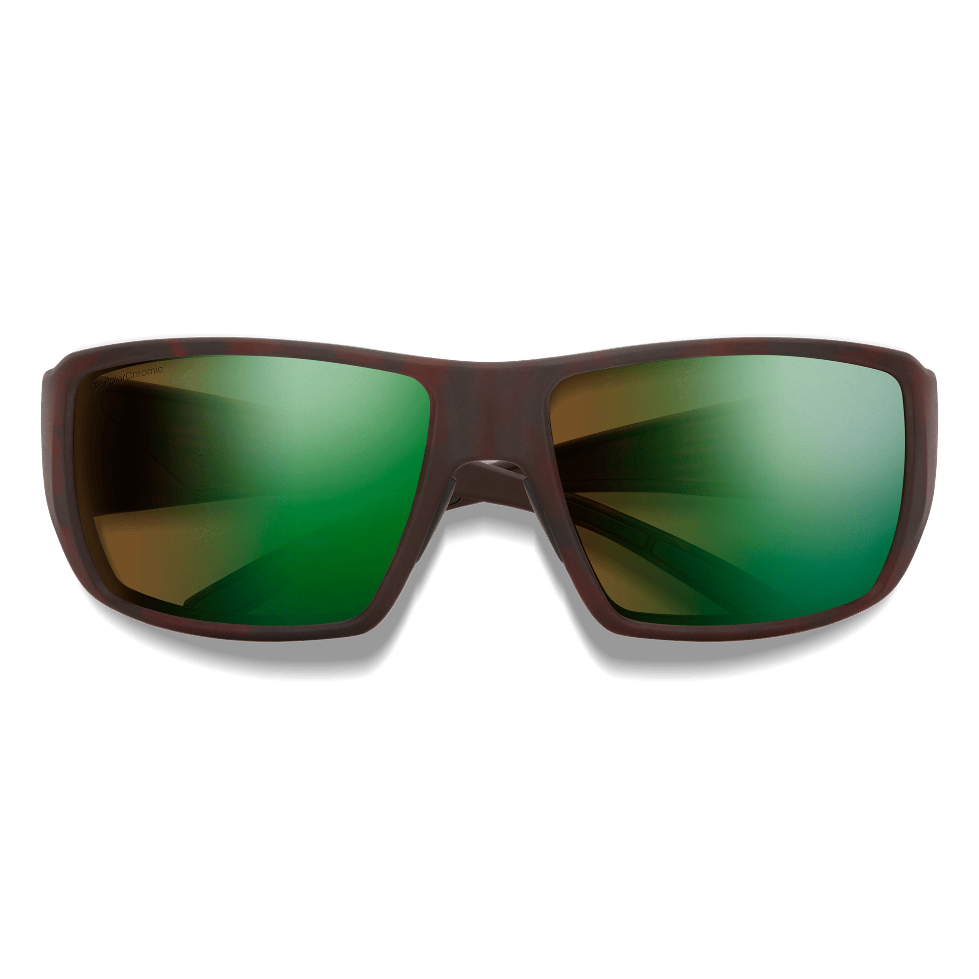 Guide's Choice, Sunglasses + Matte Black  | ChromaPop Glass Polarized Green Mirror