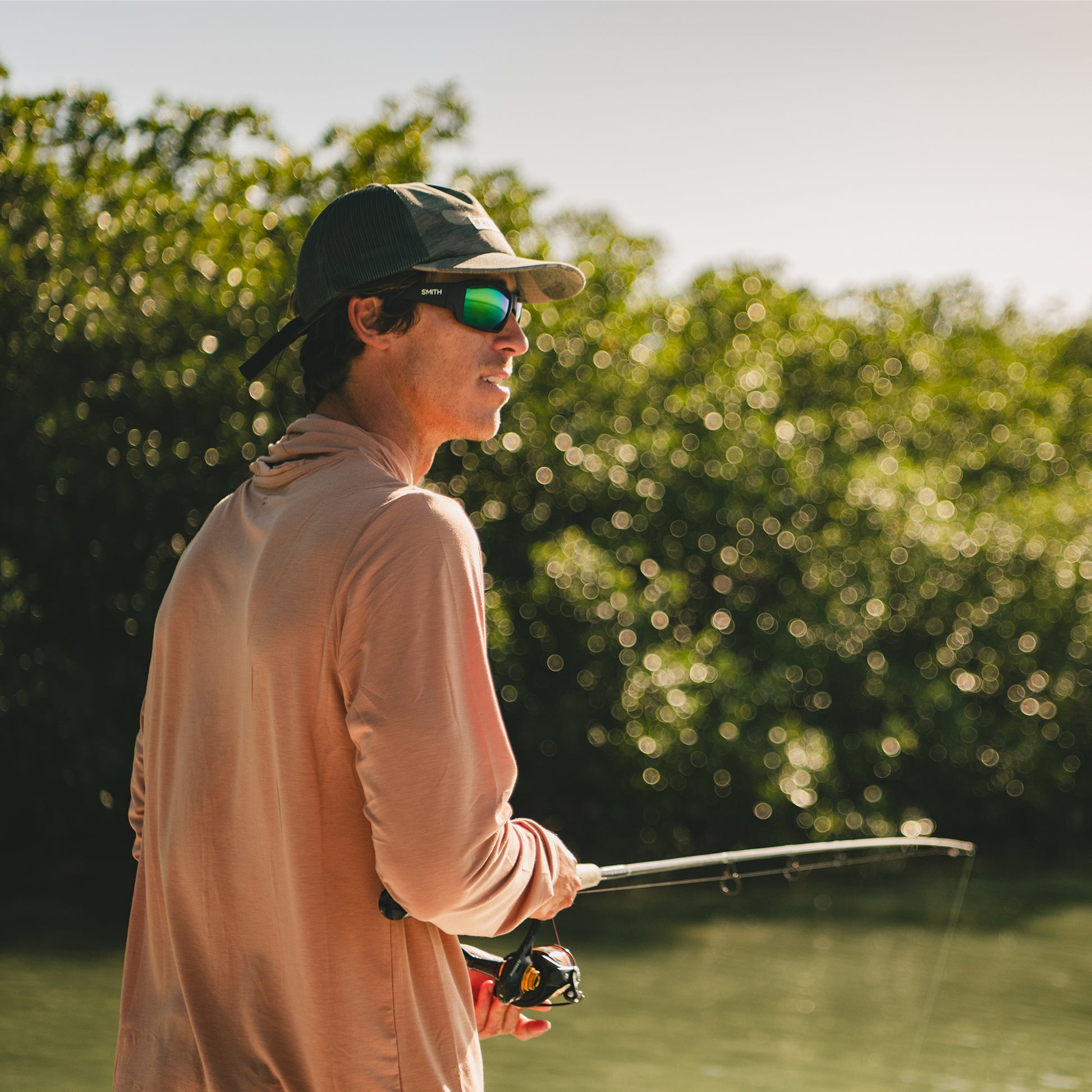 Guide's Choice, Sunglasses + Matte Black  | ChromaPop Glass Polarized Green Mirror