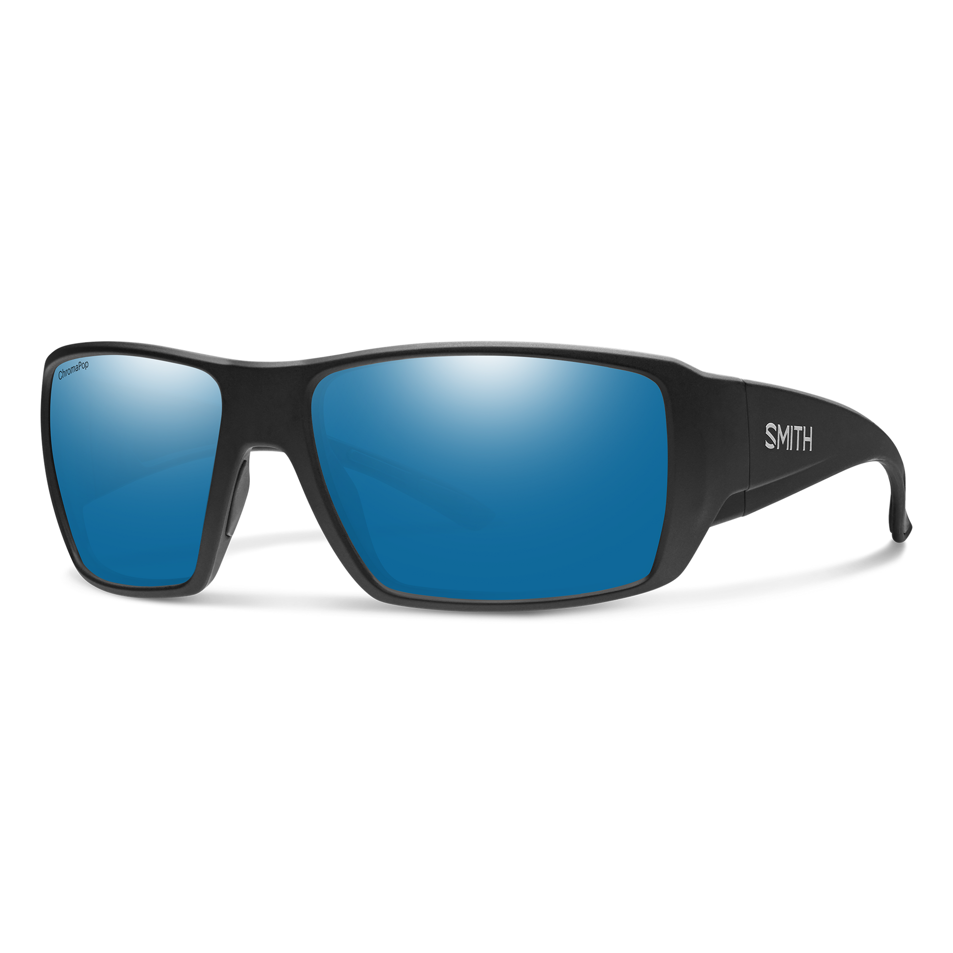 Guide's Choice XL, Sunglasses + Matte Black | ChromaPop Polarized Gray Green