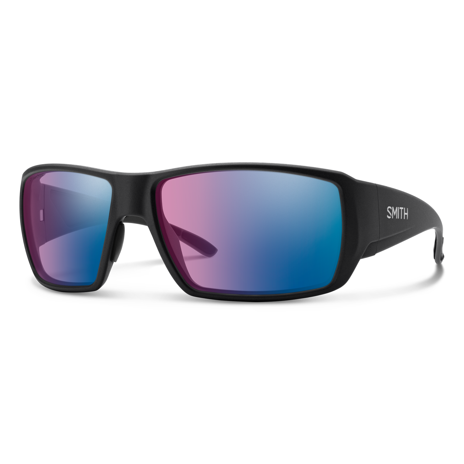 Guide's Choice XL, Sunglasses + Matte Black | ChromaPop Polarized Gray Green