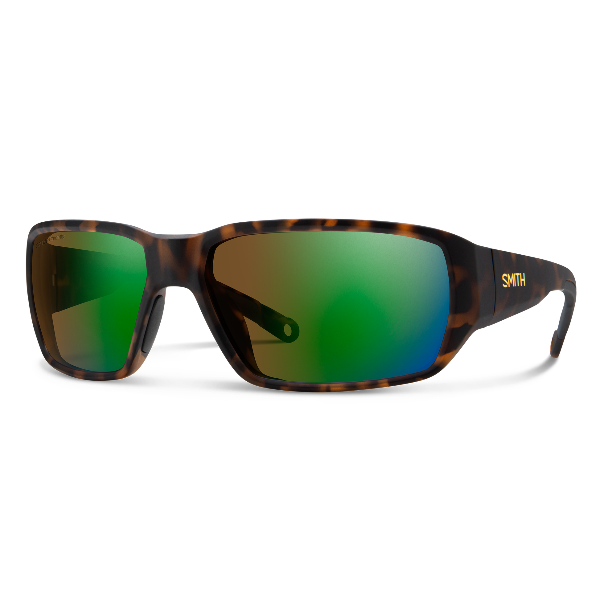 Hookset, Sunglasses + Matte Tortoise | ChromaPop Glass Polarized Green Mirror