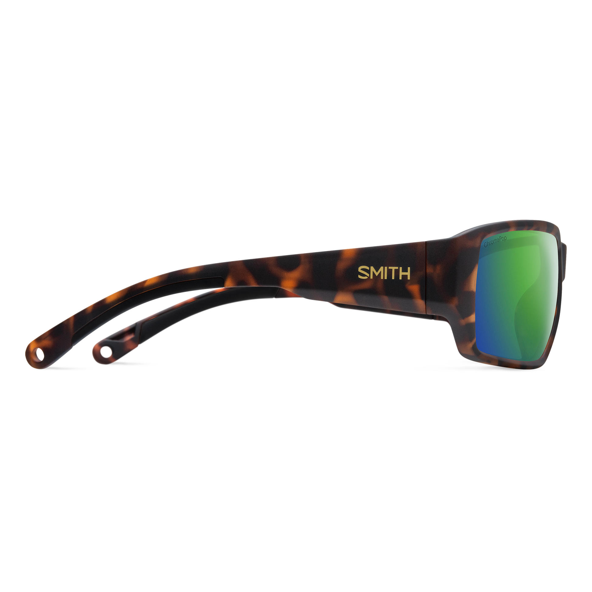 Hookset, Sunglasses + Matte Tortoise | ChromaPop Glass Polarized Green Mirror