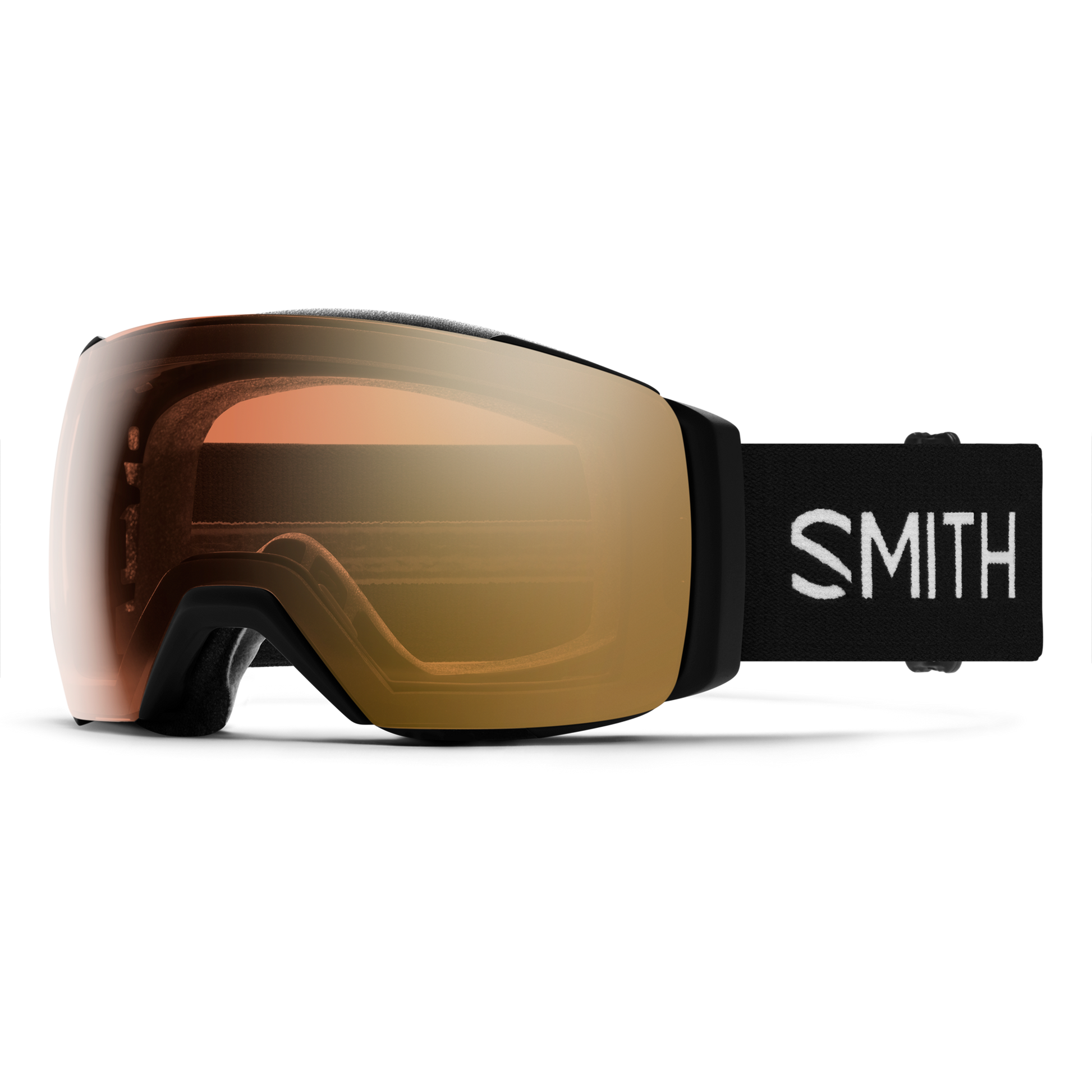 I/O MAG XL Low Bridge Fit, Black | ChromaPop Pro Photochromic Gold Mirror