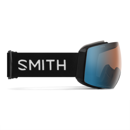 I/O MAG Low Bridge Fit, Black | ChromaPop Pro Photochromic Blue Mirror