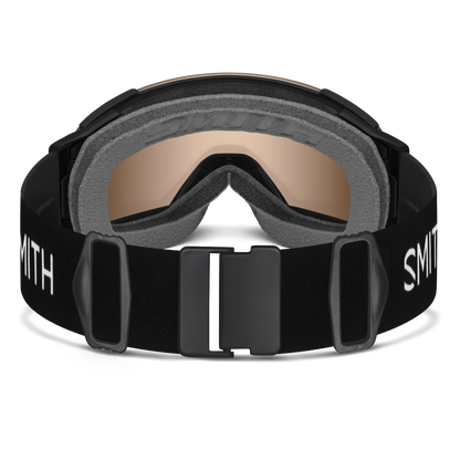 I/O MAG XL Low Bridge Fit, Black | ChromaPop Pro Photochromic Gold Mirror