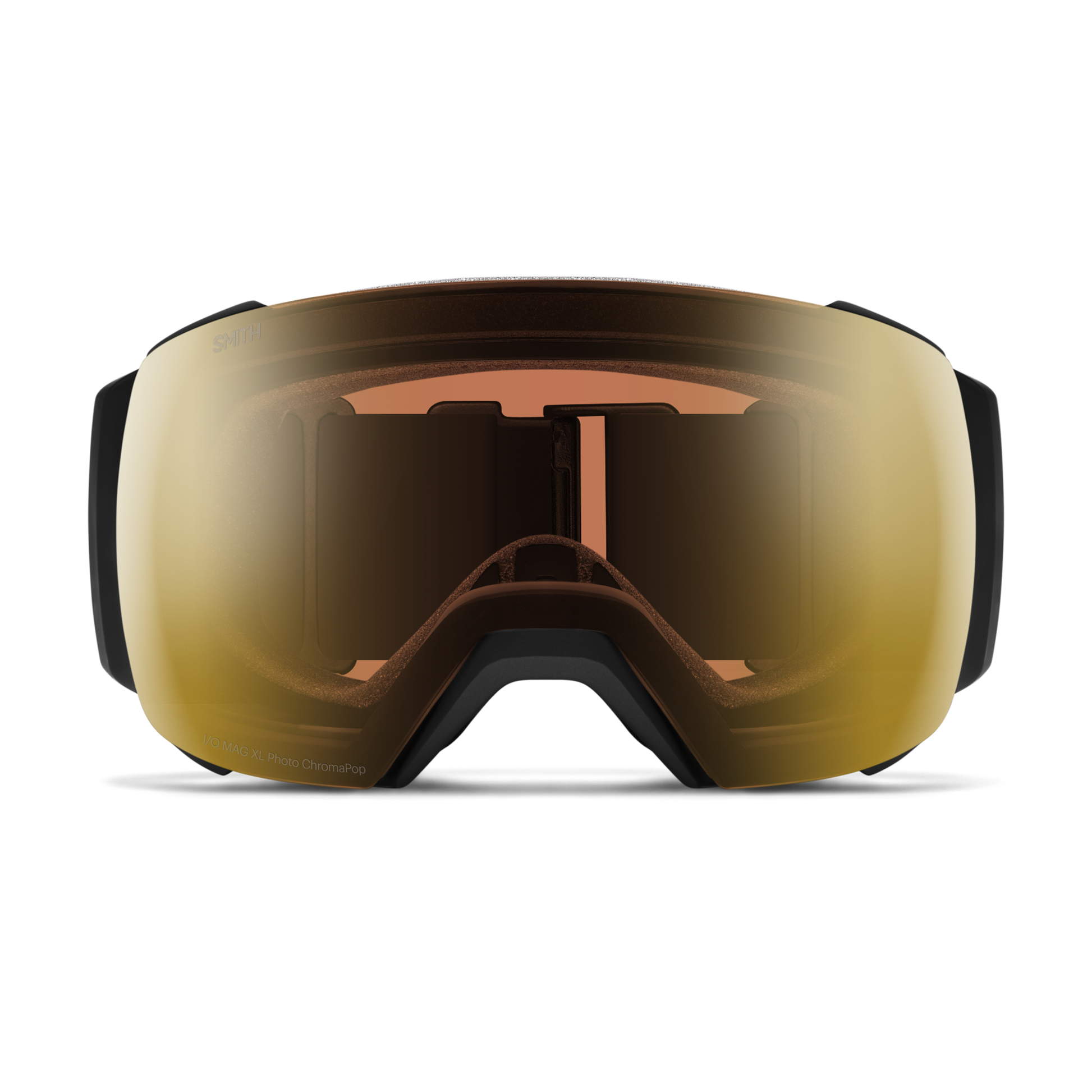 I/O MAG XL Low Bridge Fit, Black | ChromaPop Pro Photochromic Gold Mirror