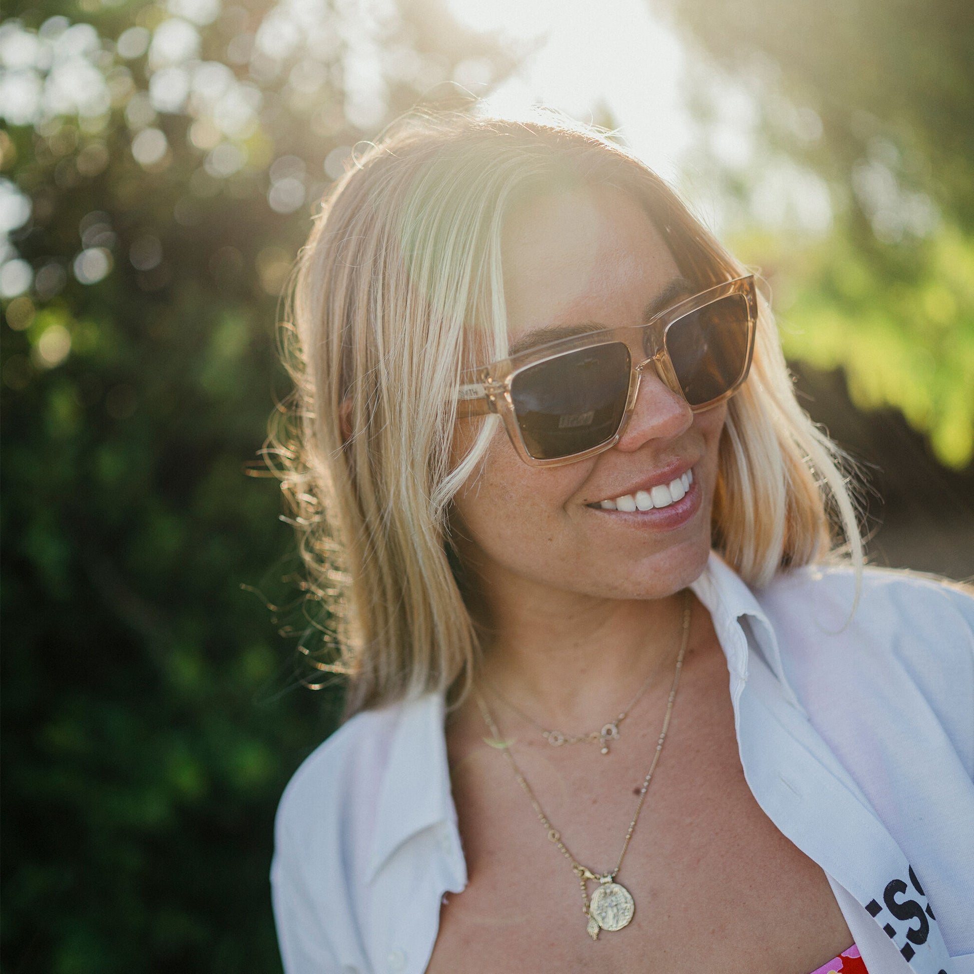 Lineup, Sunglasses + Rosewood Crystal | ChromaPop Polarized Brown