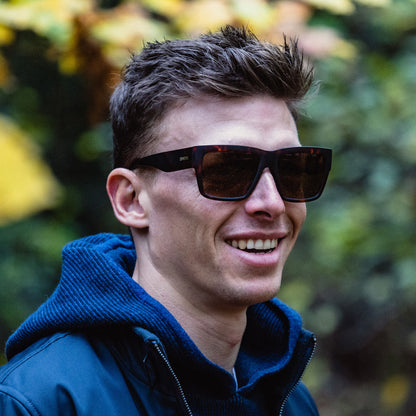 Lineup, Sunglasses + Rosewood Crystal | ChromaPop Polarized Brown