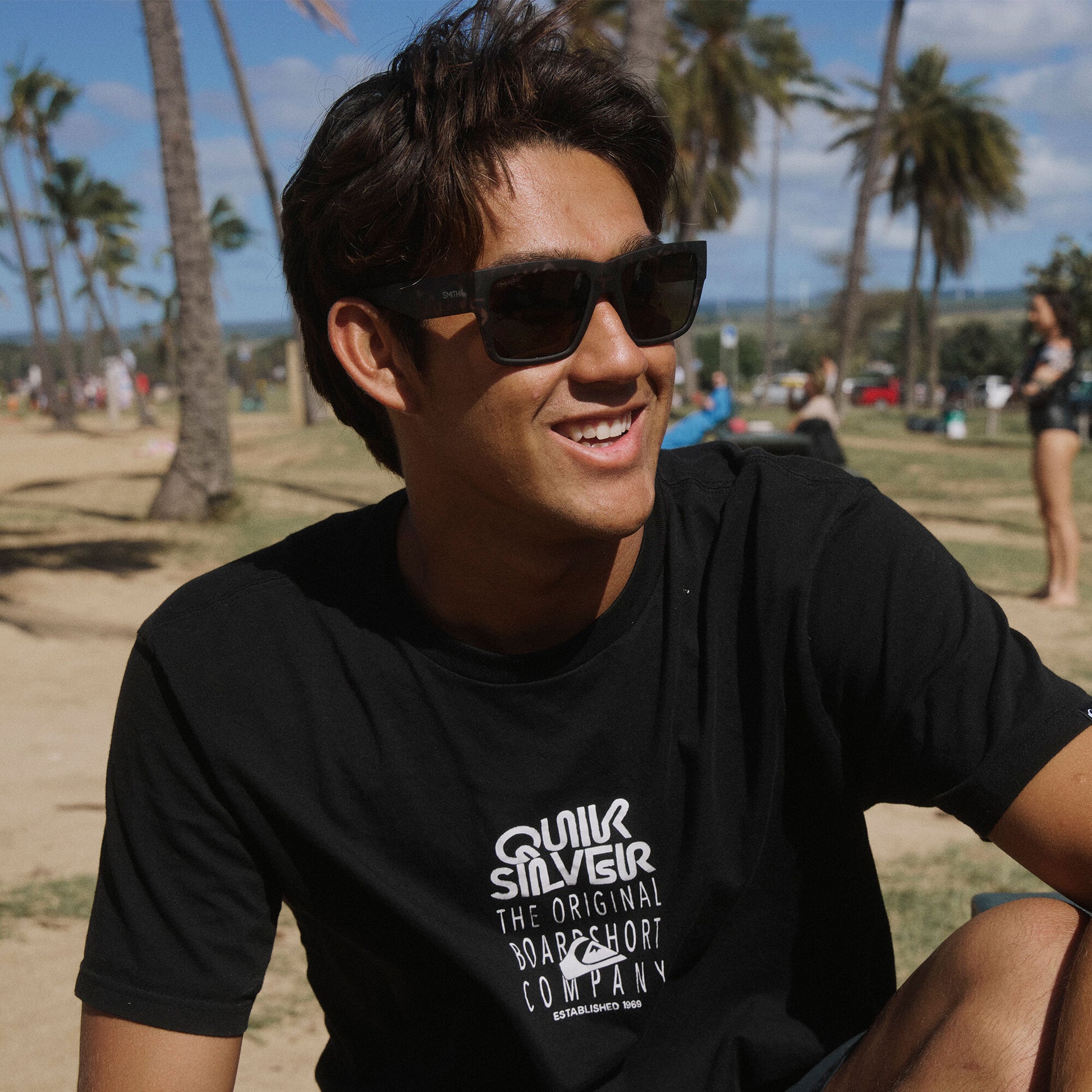 Lineup, Sunglasses + Rosewood Crystal | ChromaPop Polarized Brown