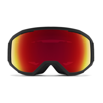 Loam MTB, Black | Red Mirror