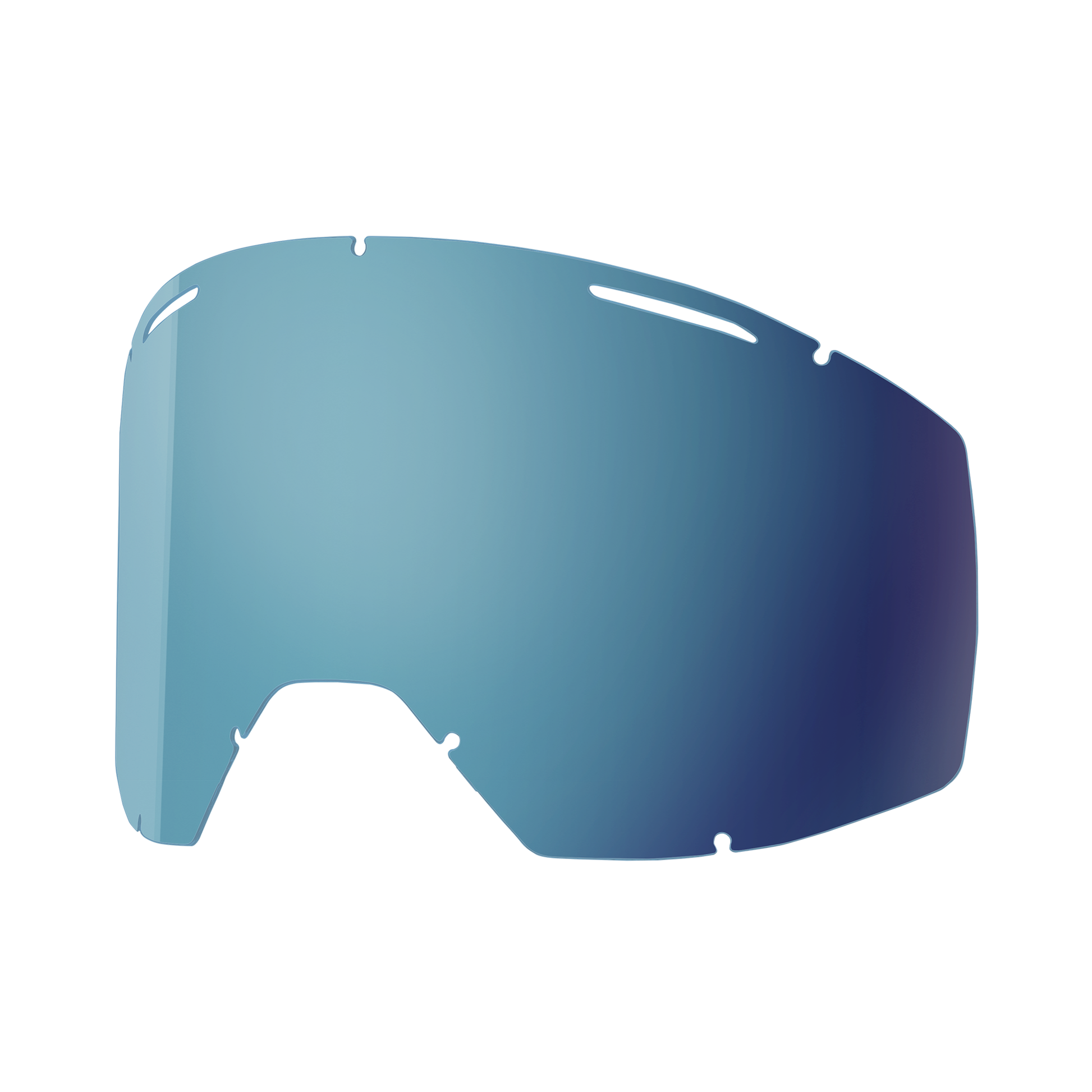 Loam S MTB Replacement Lens, Blue Mirror