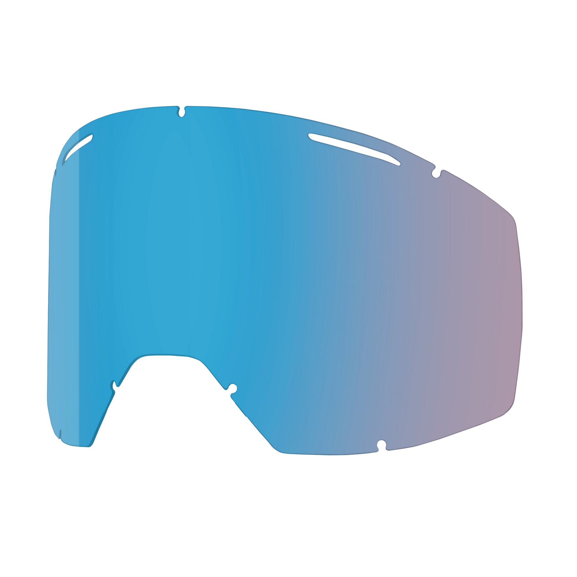 Loam MTB Replacement Lens, Red Mirror