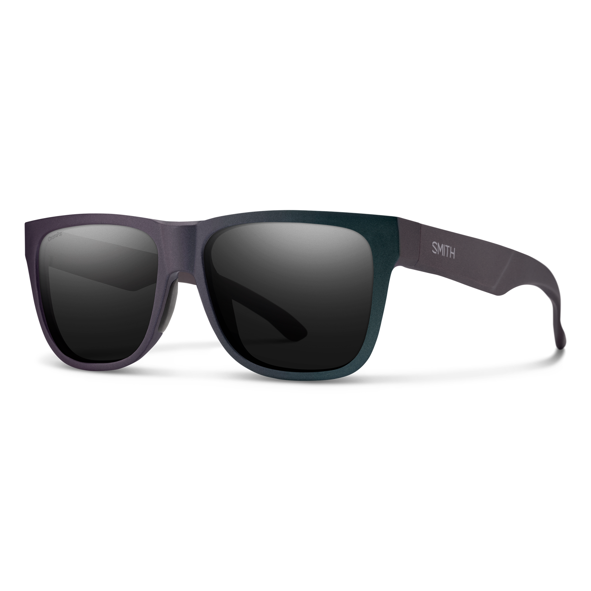 Lowdown 2, Sunglasses + Matte Black | ChromaPop Glass Polarized Blue Mirror