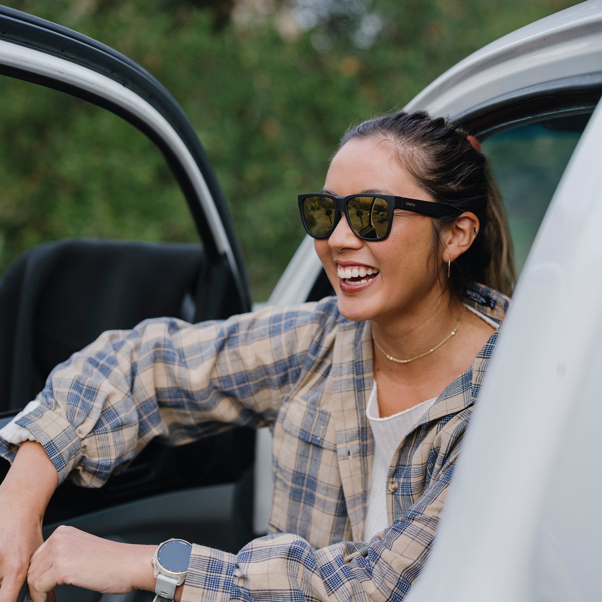 Lowdown Slim 2, Sunglasses + Matte Black | ChromaPop Glass Polarized Black