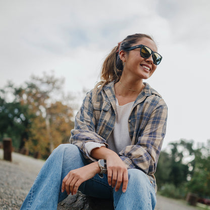 Lowdown Slim 2, Sunglasses + Matte Black | ChromaPop Glass Polarized Black