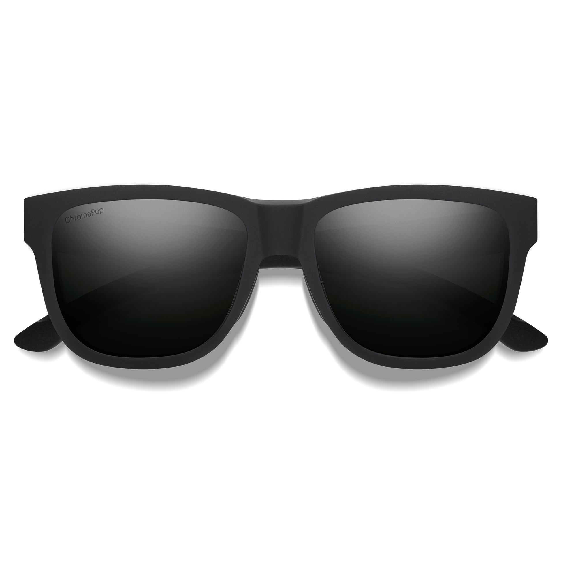 Lowdown Slim 2, Sunglasses + Matte Black | ChromaPop Glass Polarized Black