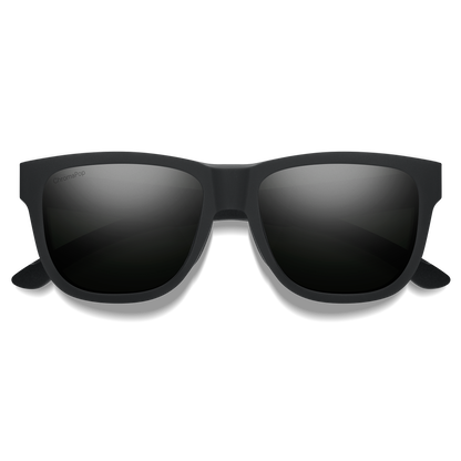 Lowdown Slim 2, Sunglasses + Matte Black | ChromaPop Glass Polarized Black