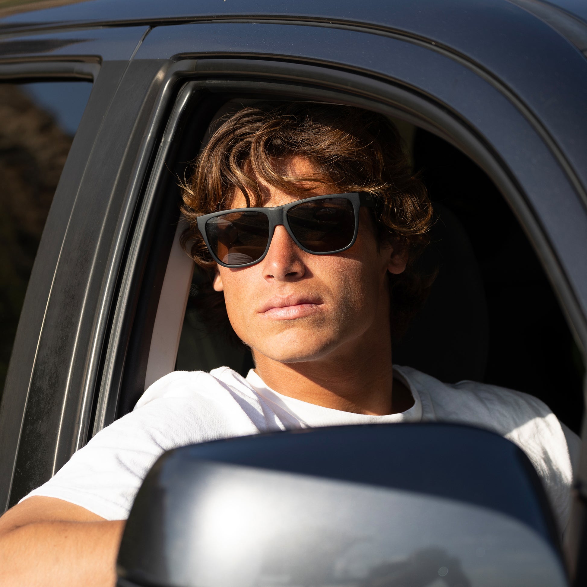 Lowdown XL 2, Sunglasses + Matte Black | ChromaPop Polarized Black