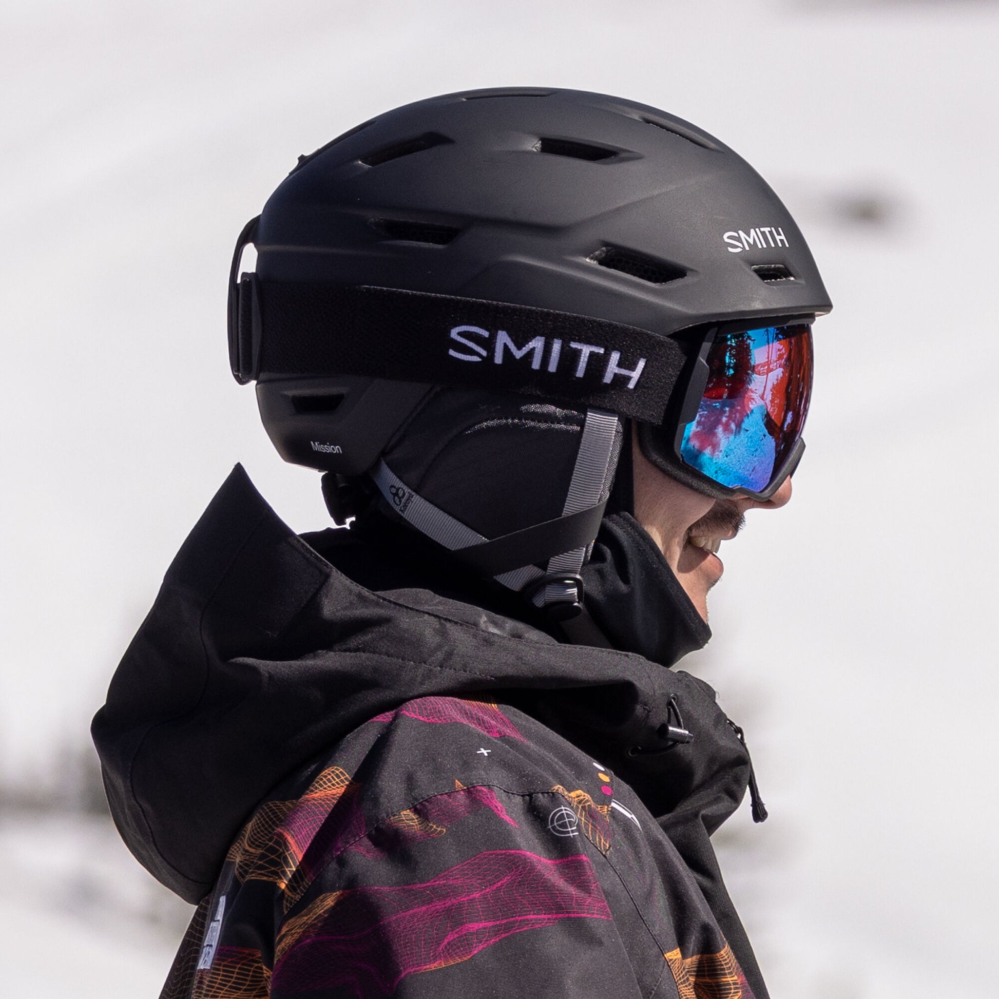 Mission Mips® Round Contour Fit - Past Season, Matte Midnight Navy + Medium