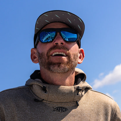 Outrigger RX, Prescription + Matte Black + ChromaPop Polarized Green Mirror