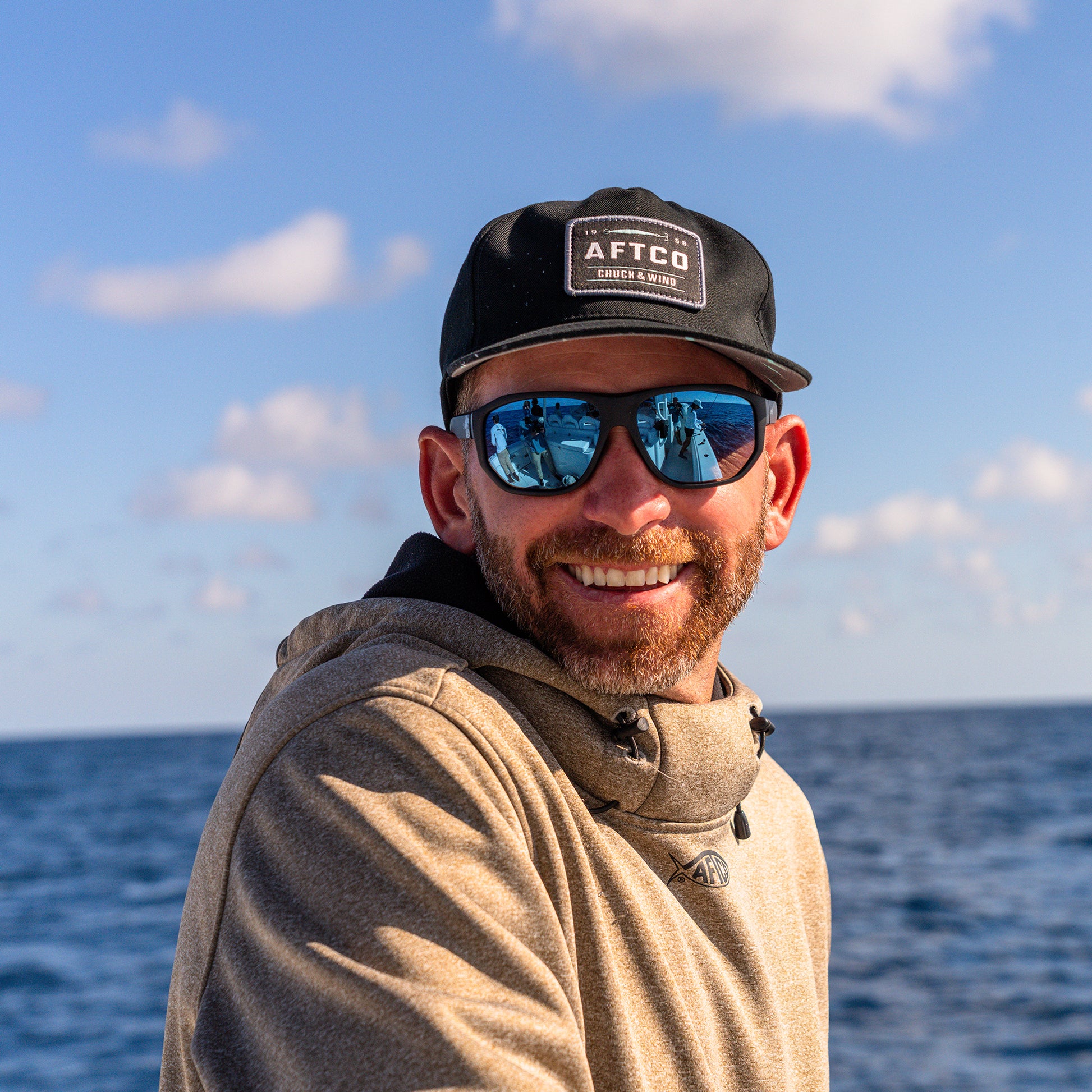 Outrigger RX, Prescription + Matte Black + ChromaPop Polarized Green Mirror