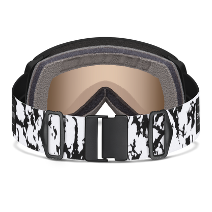 Modello Proxy Low Bridge Fit - Stagione precedente, Nero Marmo | Lenti Photochromic  ChromaPop con specchiatura Photochromic